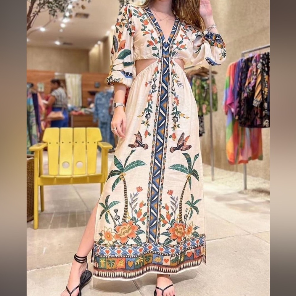 FARM Rio Floresta Chic Maxi Dress - Picture 5 of 8